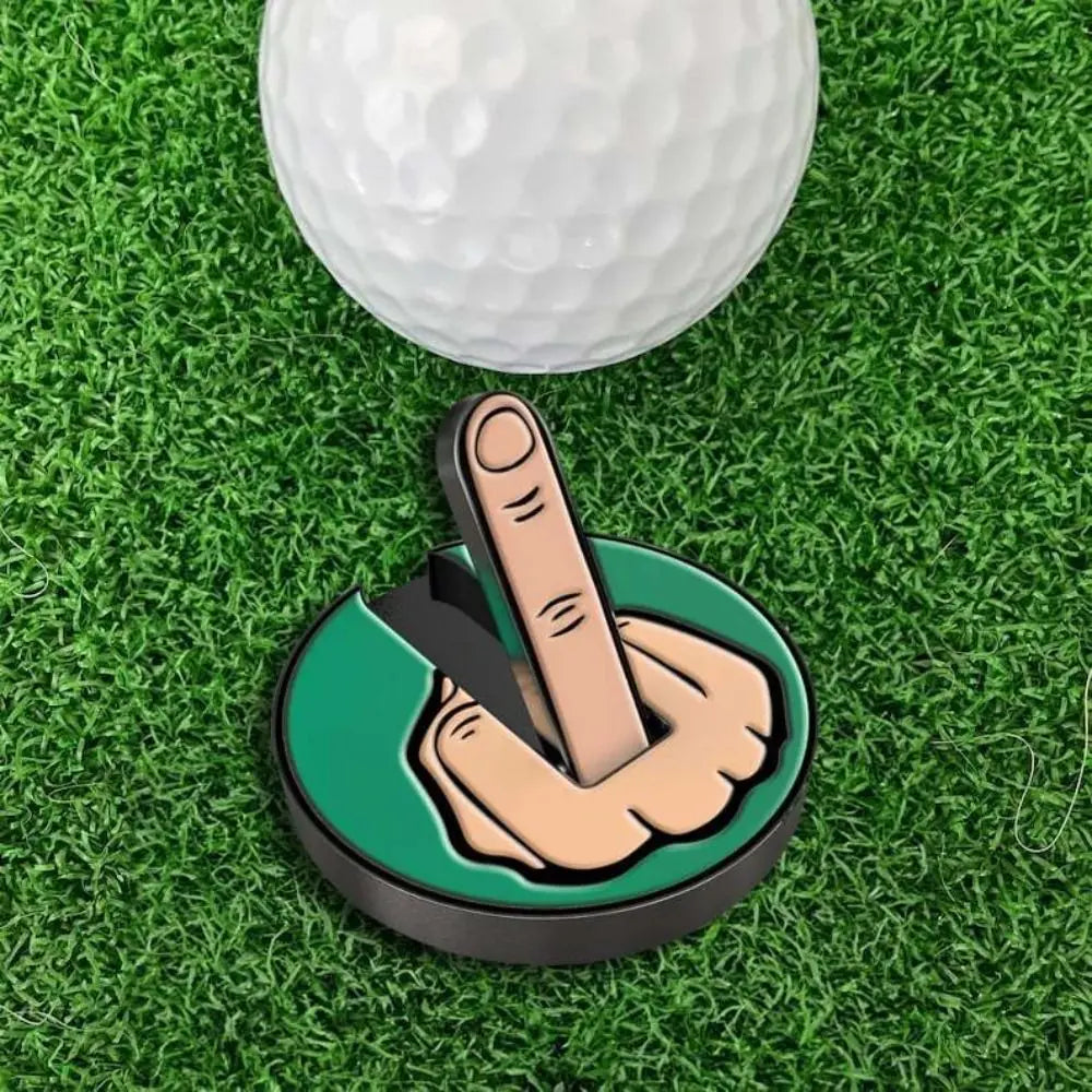 Middle Finger Golf Ball Marker